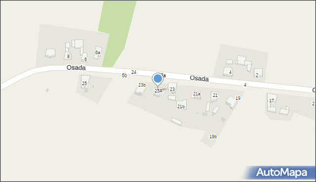 Kopciowice, Osada, 23A, mapa Kopciowice