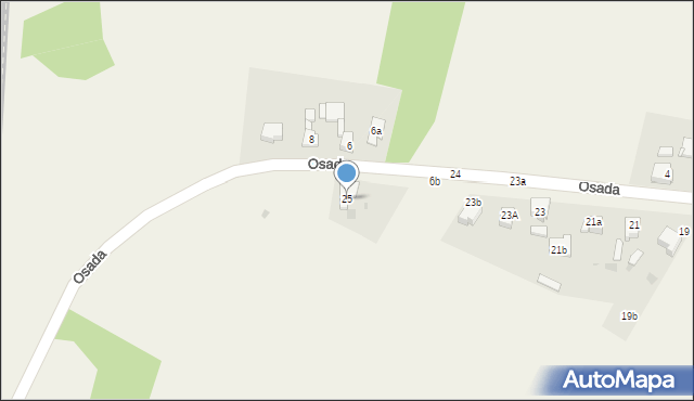 Kopciowice, Osada, 25, mapa Kopciowice