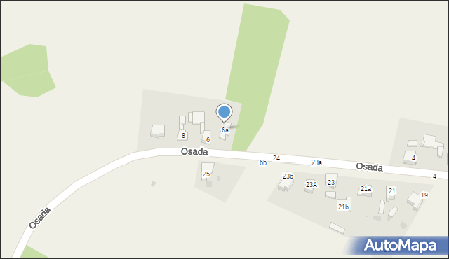 Kopciowice, Osada, 6a, mapa Kopciowice