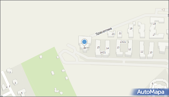 Kościelna Wieś, Osiedle Złote Łąki, 16, mapa Kościelna Wieś
