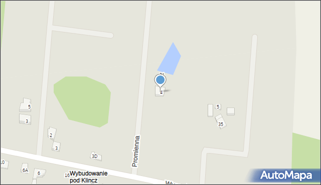 Kościerzyna, Osiedle Za Lasem, 4, mapa Kościerzyna