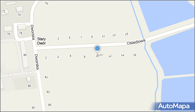 Kostkowice, Osiedlowa, 10, mapa Kostkowice