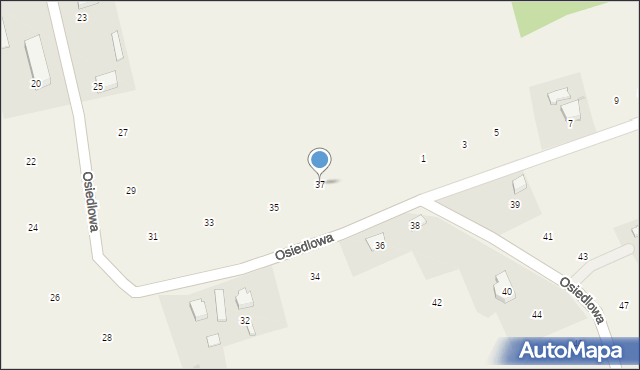 Kostkowice, Osiedlowa, 37, mapa Kostkowice