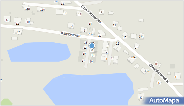 Krotoszyn, Osiedle Księżycowe, 13, mapa Krotoszyna