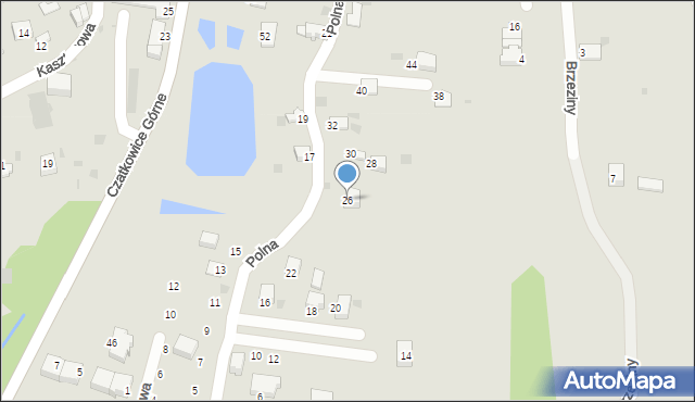 Krzeszowice, Osiedle Czatkowice, 245, mapa Krzeszowice