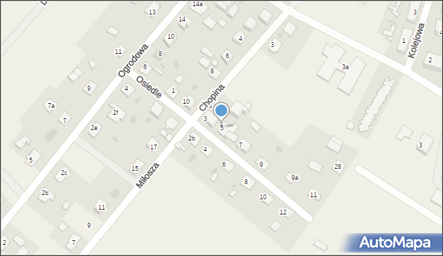 Laskowice, Osiedle, 5, mapa Laskowice