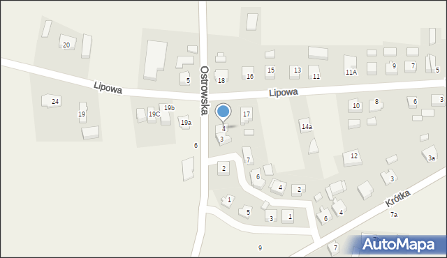 Lewków, Ostrowska, 4, mapa Lewków