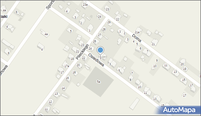 Miechów-Charsznica, Osiedlowa, 1, mapa Miechów-Charsznica