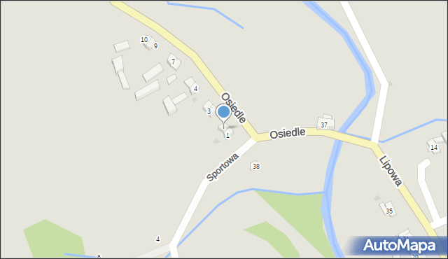 Międzylesie, Osiedle, 2, mapa Międzylesie