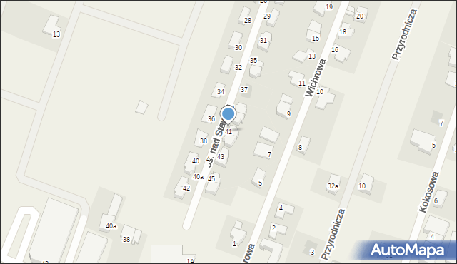 Mierzyn, Osiedle nad Stawem, 41, mapa Mierzyn