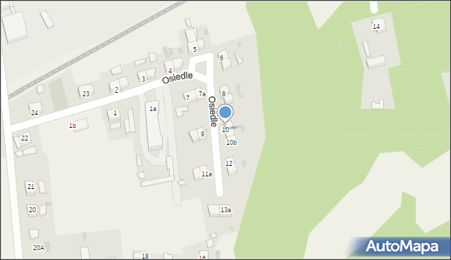 Mirostowice Dolne, Osiedle, 10, mapa Mirostowice Dolne