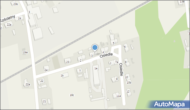 Mirostowice Dolne, Osiedle, 3a, mapa Mirostowice Dolne