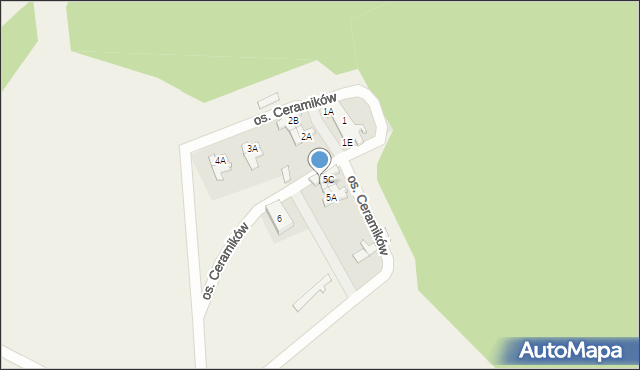 Murzynowo, Osiedle Ceramików, 5D, mapa Murzynowo