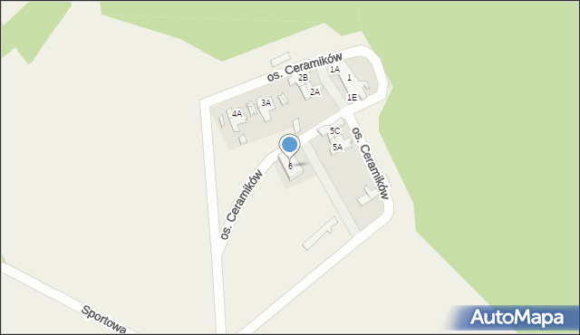 Murzynowo, Osiedle Ceramików, 6, mapa Murzynowo