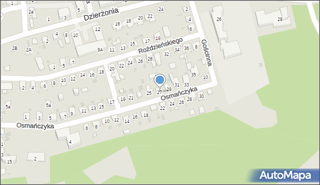 Mysłowice, Osmańczyka Edmunda, 27, mapa Mysłowice