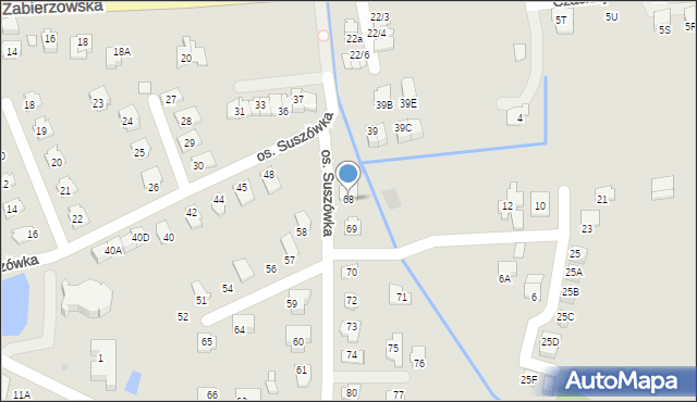 Niepołomice, Osiedle Suszówka, 68, mapa Niepołomice