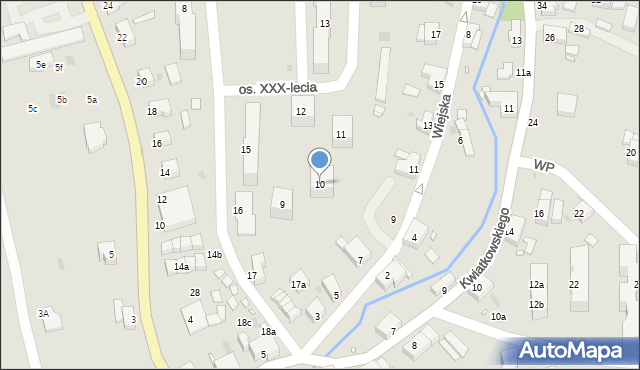 Nowa Ruda, Osiedle XXX-lecia, 10, mapa Nowa Ruda