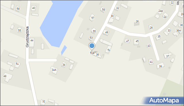 Nowa Wieś, Osiedle 6 Marca, 51a, mapa Nowa Wieś