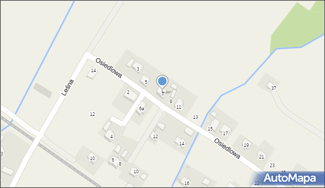 Nowosielce, Osiedlowa, 7, mapa Nowosielce