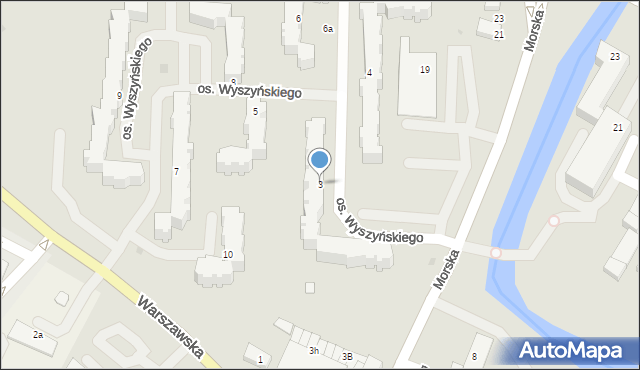 Nowy Dwór Gdański, Osiedle Wyszyńskiego Stefana, ks. kard., 3, mapa Nowy Dwór Gdański