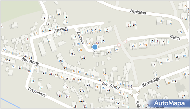 Nowy Targ, Osiedle Bednarskiego Jana, 22, mapa Nowego Targu