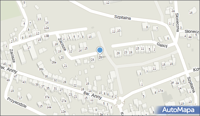 Nowy Targ, Osiedle Bednarskiego Jana, 25, mapa Nowego Targu