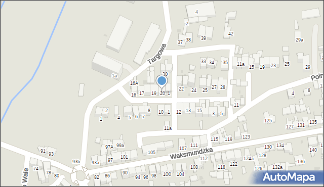 Nowy Targ, Osiedle Konfederacji Tatrzańskiej, 20, mapa Nowego Targu