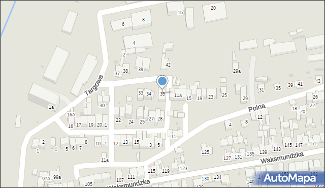 Nowy Targ, Osiedle Konfederacji Tatrzańskiej, 35, mapa Nowego Targu