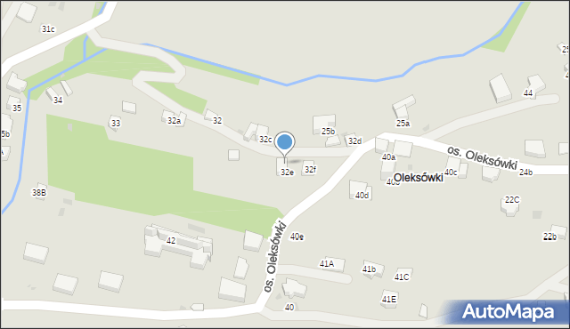 Nowy Targ, Osiedle Oleksówki, 37E, mapa Nowego Targu