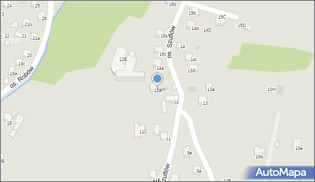 Nowy Targ, Osiedle Szuflów, 12a, mapa Nowego Targu