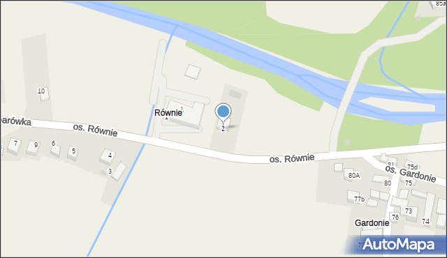 Ochotnica Dolna, Osiedle Barbarówka, 2, mapa Ochotnica Dolna