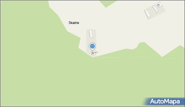 Ochotnica Dolna, Osiedle Skalne, 26, mapa Ochotnica Dolna