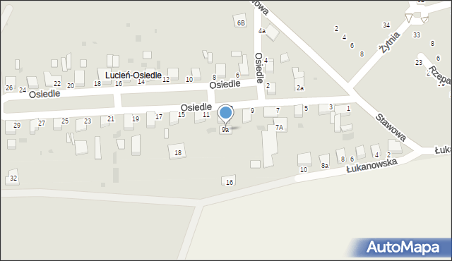 Oleśnica, Osiedle, 9a, mapa Oleśnica