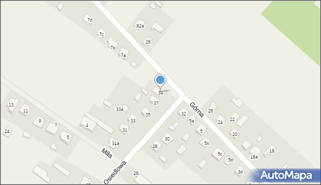 Orońsko, Osiedlowa, 39, mapa Orońsko
