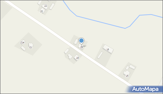 Ościsłowo, Ościsłowo, 19, mapa Ościsłowo