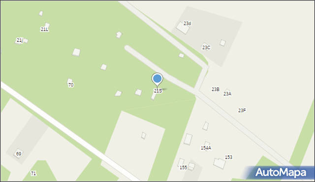 Osęczyzna, Osęczyzna, 21S, mapa Osęczyzna