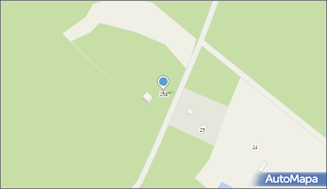 Osęczyzna, Osęczyzna, 25a, mapa Osęczyzna