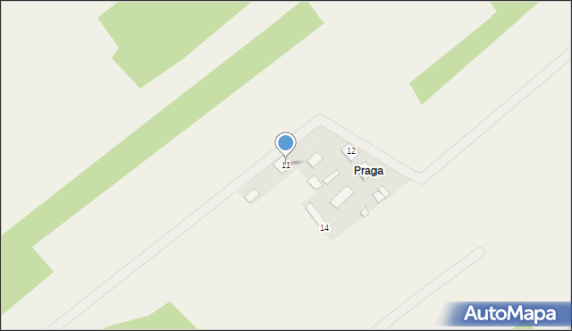 Osęka, Osęka, 11, mapa Osęka