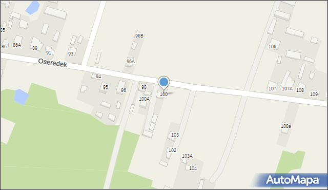 Oseredek, Oseredek, 100, mapa Oseredek