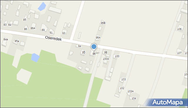 Oseredek, Oseredek, 96, mapa Oseredek