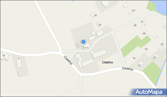 Osetno, Osetno, 3, mapa Osetno