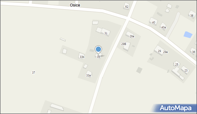 Osice, Osice, 33, mapa Osice