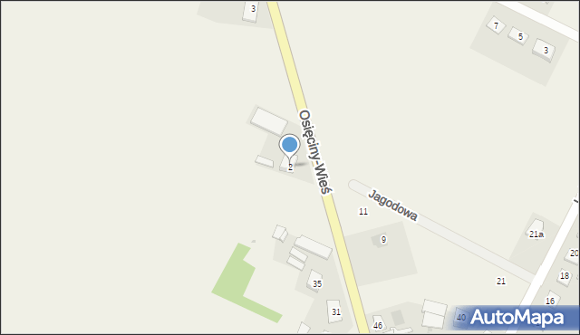 Osięciny, Osięciny, 2, mapa Osięciny