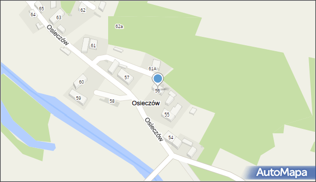 Osieczów, Osieczów, 56, mapa Osieczów