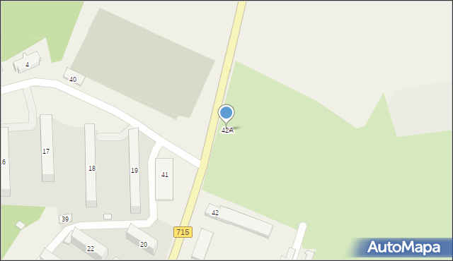 Osiedle Niewiadów, Osiedle Niewiadów, 42A, mapa Osiedle Niewiadów