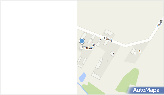 Osiek, Osiek, 5, mapa Osiek