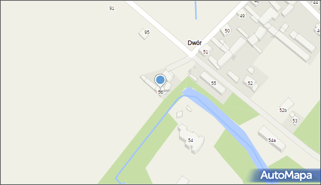 Osiek, Osiek, 56, mapa Osiek