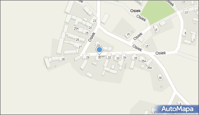 Osiek, Osiek, 30, mapa Osiek