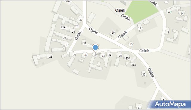 Osiek, Osiek, 32, mapa Osiek