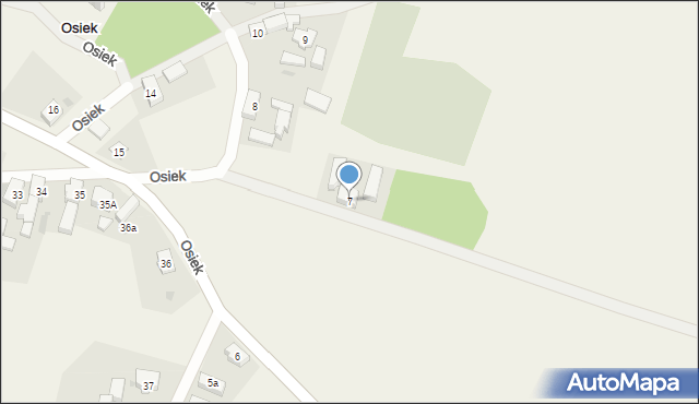 Osiek, Osiek, 7, mapa Osiek